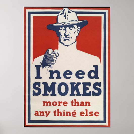 Poster van de Eerste Wereldoorlog (Voorkant)