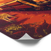 Poster van de Exotic African Wildlife Train (Hoek)