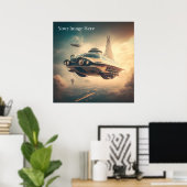  Poster van de Fiction Flying Cars (Thuiskantoor)