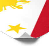 poster van de filippijnse vlag (Hoek)
