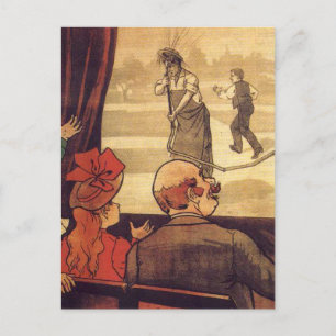 Poster van de filmbioscoop briefkaart