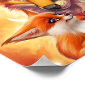 poster van de foxfamilie (Hoek)