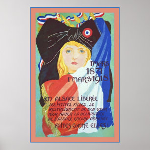  Poster van de Franse Eerste Wereldoorlog