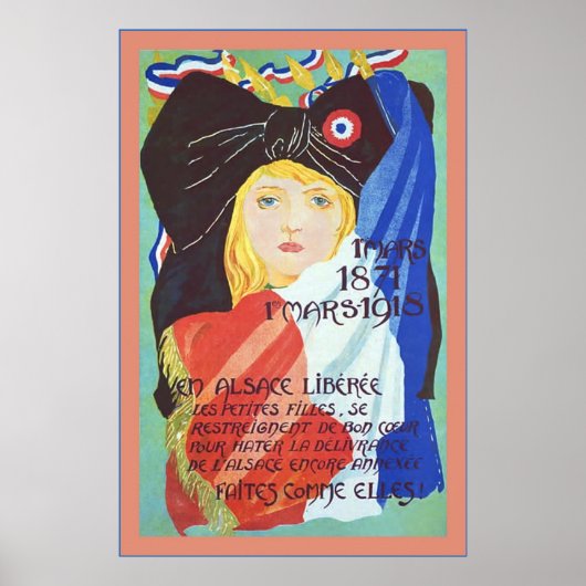 Poster van de Franse Eerste Wereldoorlog (Voorkant)