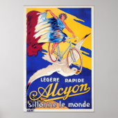 Poster van de Franse en ALCYON BICYCLE  cyclus Kun (Voorkant)