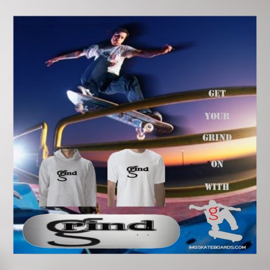 Poster van de G Skateboards (Voorkant)