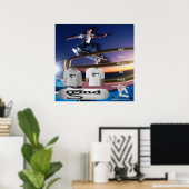 Poster van de G Skateboards (Thuiskantoor)