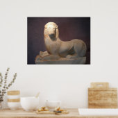 Poster van de Griekse gesuikerde leeuw (Keuken)