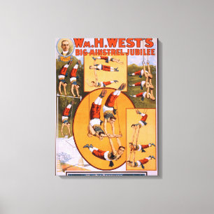 Poster van de grote mogendheden van het westen canvas afdruk