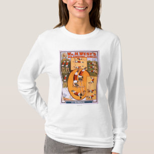 Poster van de grote mogendheden van het westen t-shirt