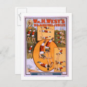 Poster van de grote mogendheden van West-Jubilee Briefkaart (Voorkant / Achterkant)