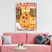 Poster van de grote mogendheden van West-Jubilee Canvas Afdruk (Insitu (Woonkamer))