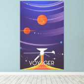 Poster van de Grote Tour Science van Voyager Canvas Afdruk (Insitu (Houten vloer))