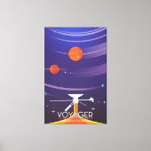 Poster van de Grote Tour Science van Voyager Canvas Afdruk (Voorkant)