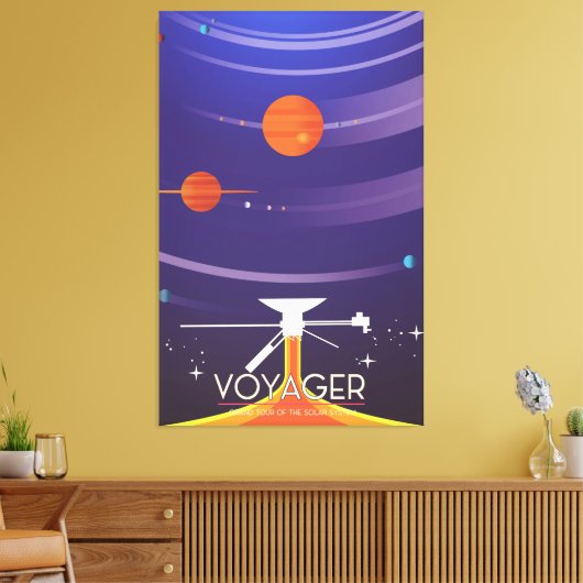 Poster van de Grote Tour Science van Voyager Canvas Afdruk (Insitu (Woonkamer))