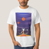 Poster van de Grote Tour Science van Voyager T-shirt (Voorkant)