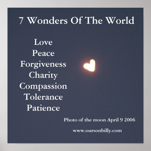 Poster van de harsvormende maan (Voorkant)