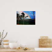 Poster van de Hawaiiaanse regenboog (Keuken)