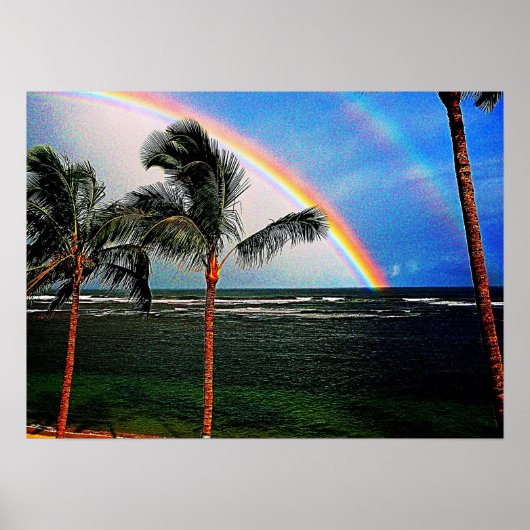 Poster van de Hawaiiaanse regenboog (Voorkant)