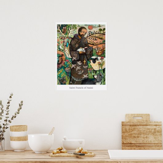 Poster van de heilige katholieke klaskamer (Keuken)