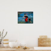 Poster van de heks (Keuken)
