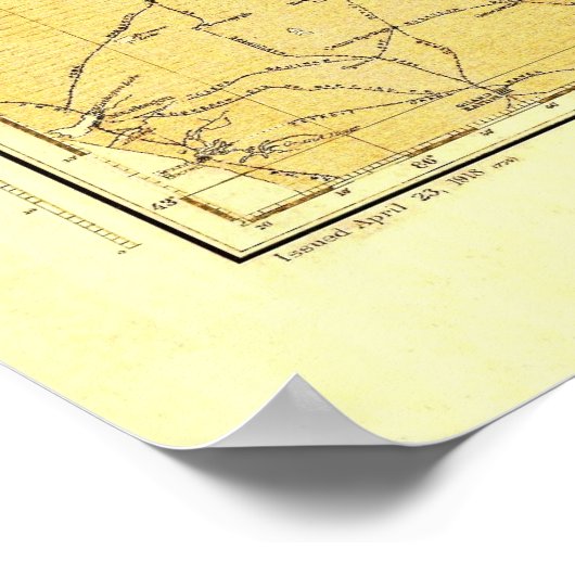 poster van de historische jaargrafiek van het meer (Hoek)