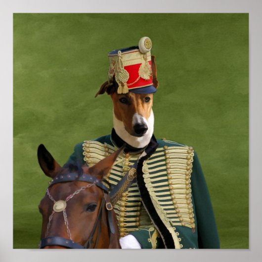 Poster van de Hongaarse Greyhound (Magyar Agar) Gi (Voorkant)