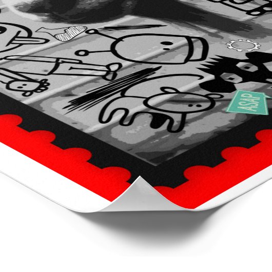 Poster van de hoogste geit {groot genoeg voor alti (Hoek)