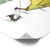 Poster van de Illustratie van de Whimsische Tent (Hoek)