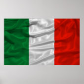 Poster van de Italiaanse vlag (Voorkant)