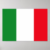 Poster van de Italiaanse vlag (Voorkant)