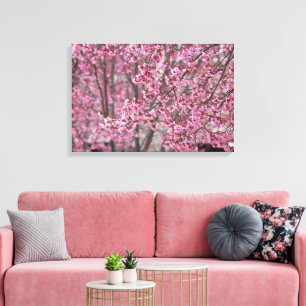 Poster van de Japanse Cherry Blossom Canvas Afdruk