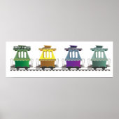 POSTER VAN DE JOLLEY TROLLEY TRAIN VAN FAIRYLAND (Voorkant)