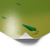 poster van de kaart van het meer van lewis en clar (Hoek)