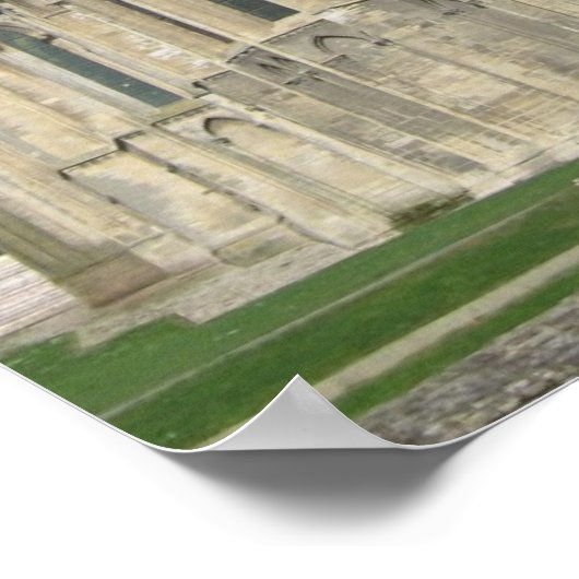 Poster van de kathedraal van Bayeux (Hoek)