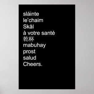 Poster van de kazen