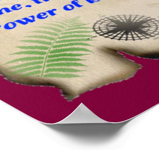 Poster van de kennis (Matte) (Hoek)