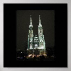 Poster van de kerk Notre Dame