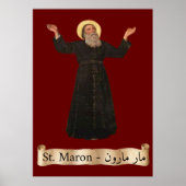 Poster van de kerk van St. Maron (Maroun) (Voorkant)