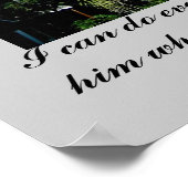 Poster van de kerkfoto met de Filippijnen 4:13 (Hoek)