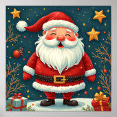 poster van de kerstman (Voorkant)