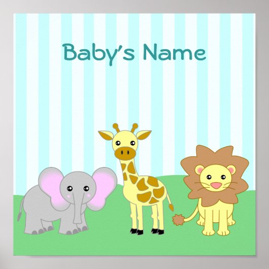 Poster van de kinderkamer voor baby's (Voorkant)