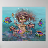 Poster van de Kleine Zeemeermin (Voorkant)