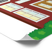 Poster van de kleuterkamer van de leraar (Hoek)