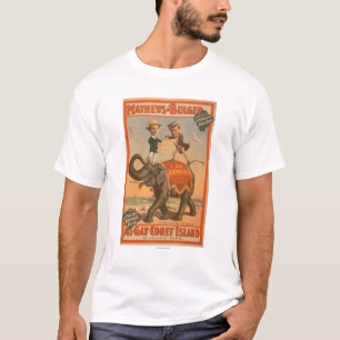 Poster van de Komedie "in van vrolijk Coney T-shirt