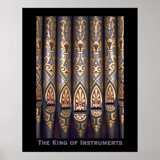 Poster van de koning der instrumenten (Voorkant)