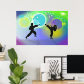 Poster van de krijgskunst (Thuiskantoor)