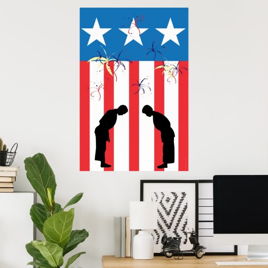 Poster van de krijgskunst (Thuiskantoor)