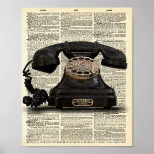  Poster van de Kunst van het Woordenboek van de Te
