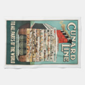 Poster van de kustzeelui, luxeschip  theedoek (Horizontaal)